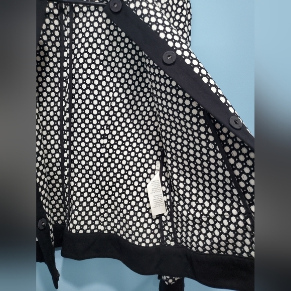 Bundle Only: Doncaster Long Sleeve Jacket B&W Geometrical Blazer Sz 2 - Picture 8 of 12